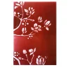 Pannello decorativo RD90 a rilievo in resina rossa