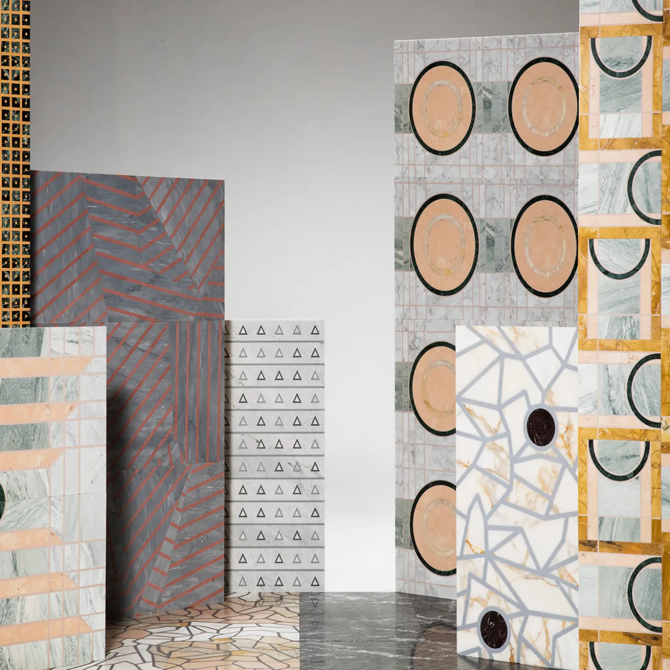 Pannello in marmo Standard Geometries Triangles di David/Nicolas
