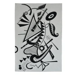 Pannello murale decorativo Capricci Musicanti 3 Selenite