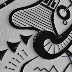 Pannello murale decorativo Capricci Musicanti 3 Selenite