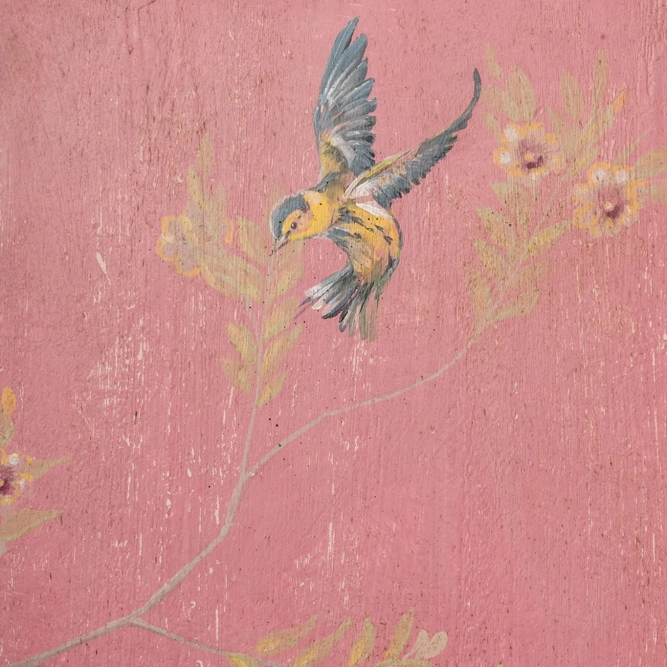 Paravento pieghevole Otello con motivi floreali