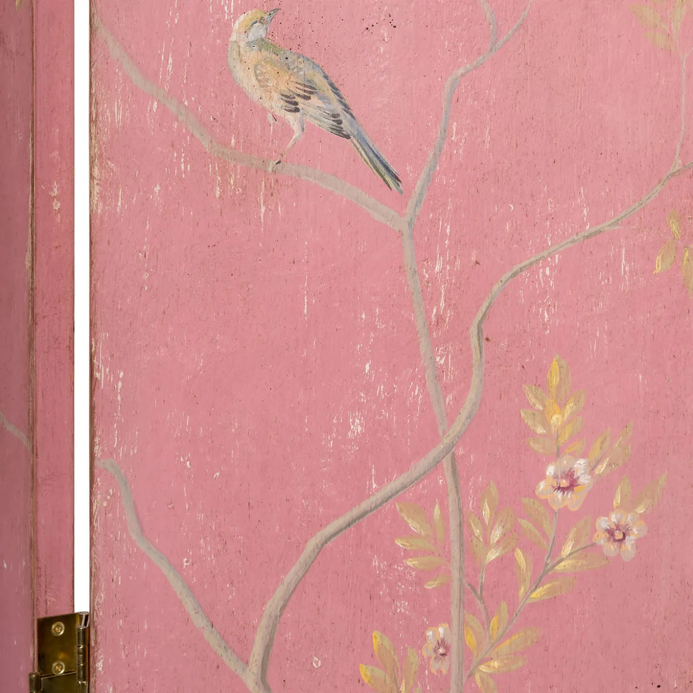 Paravento pieghevole Otello con motivi floreali