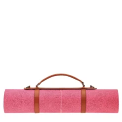 Passion Supporto per tappetino da yoga in pelle marrone