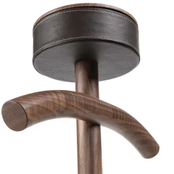 Patrick Servomuto in Legno di Noce con Base in Marmo Bianco