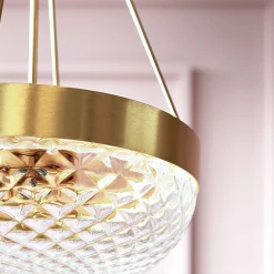 Pendant in ottone Rays di Matteo Zorzenoni