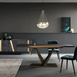 Pendant in ottone Rays di Matteo Zorzenoni