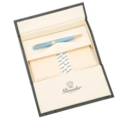 Penna a sfera Avatar fantasia blu chiaro con finiture in oro