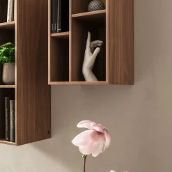 Pensile Pangea in noce e ottone