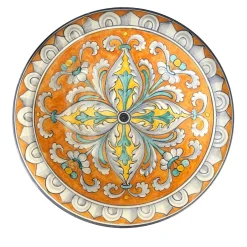 Piastra da parete in maiolica Stella del Rinascimento