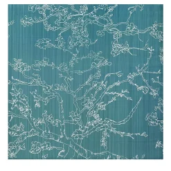 Piastrella verde minimalista "Fiori di Mandorlo" di Van Gogh