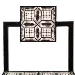 Piastrelle Sedia quadrata per esterni in ferro