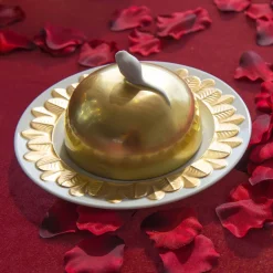 PIATTINO DA BURRO QUEEN ELIZABETH CON CLOCHE