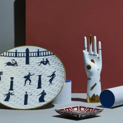 Piatto bianco Passeggiata Archeologica - Edizione limitata di Gio Ponti