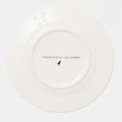 Piatto da dessert nero Maria Antonietta