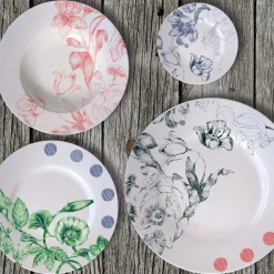 Piatto da dessert nero Maria Antonietta