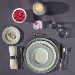 PIATTO DA DESSERT PAVONE - AZZURRO #2