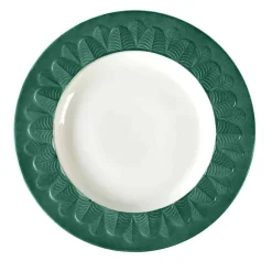 PIATTO DA DESSERT PAVONE - VERDE