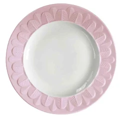 PIATTO DA DESSERT PAVONE - ROSA