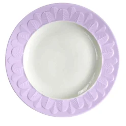 PIATTO DA DESSERT PAVONE - LILLA