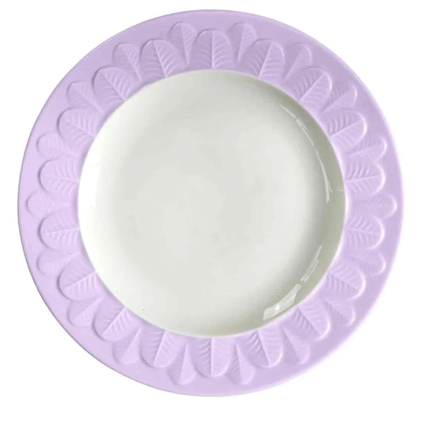 PIATTO DA DESSERT PAVONE - LILLA