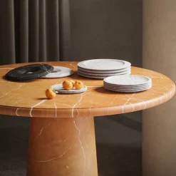 Piatto da portata bianco di Carrara di Ivan Colominas #2