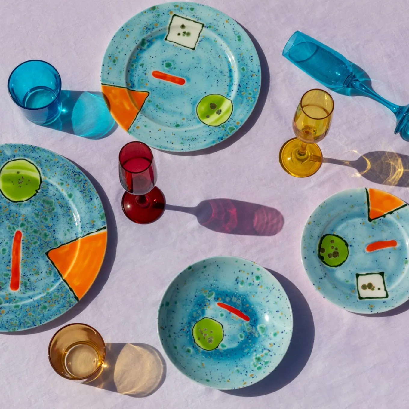 Piatto da portata con bordo Sorbet