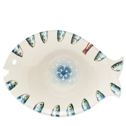 Piatto da Portata Controcorrente in Ceramica a Forma di Pesce #4