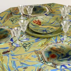 Piatto da portata grande in ceramica dipinta a mano Panarea