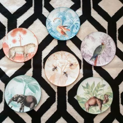 Piatto da portata in porcellana Parrot Menagerie Ottomane