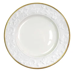 PIATTO DA PORTATA TAORMINA - BIANCO E ORO