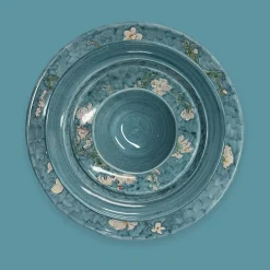 Piatto da portata verde "Fiori di Mandorlo" di Van Gogh