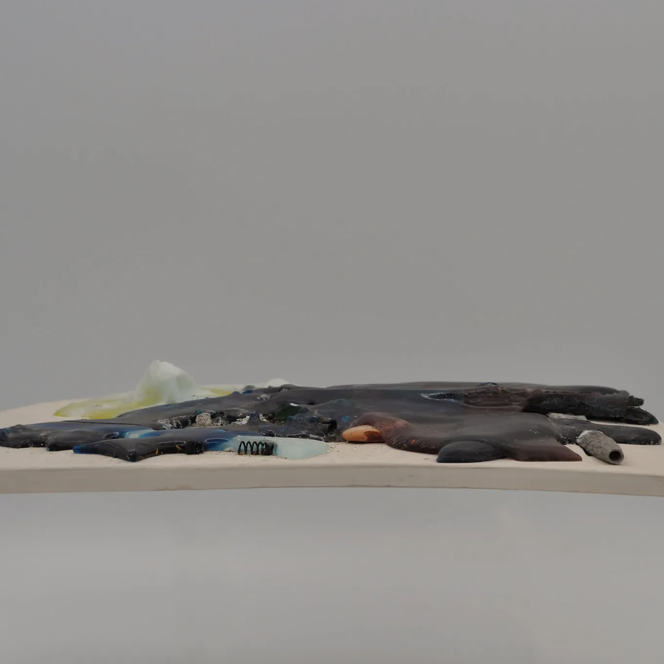 Piatto decorativo bianco