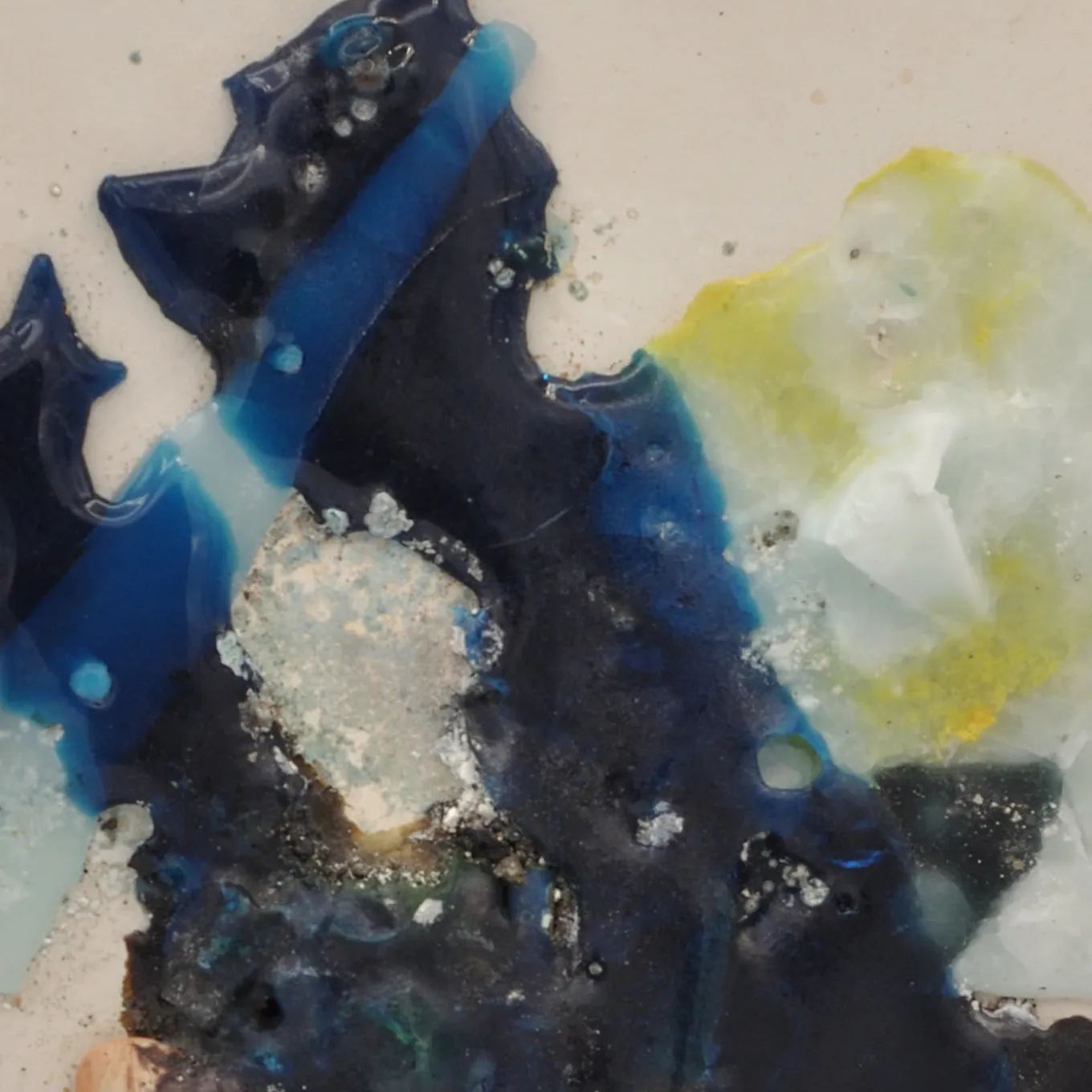 Piatto decorativo bianco