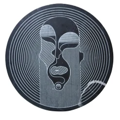 Piatto decorativo Marblelous XIII di Federico Pepe