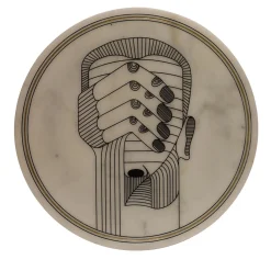 Piatto decorativo Marblelous X di Federico Pepe