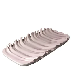 Piatto Decorativo Viola Trasparente di Aldo Londi