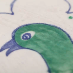 Piatto in ceramica Pavone