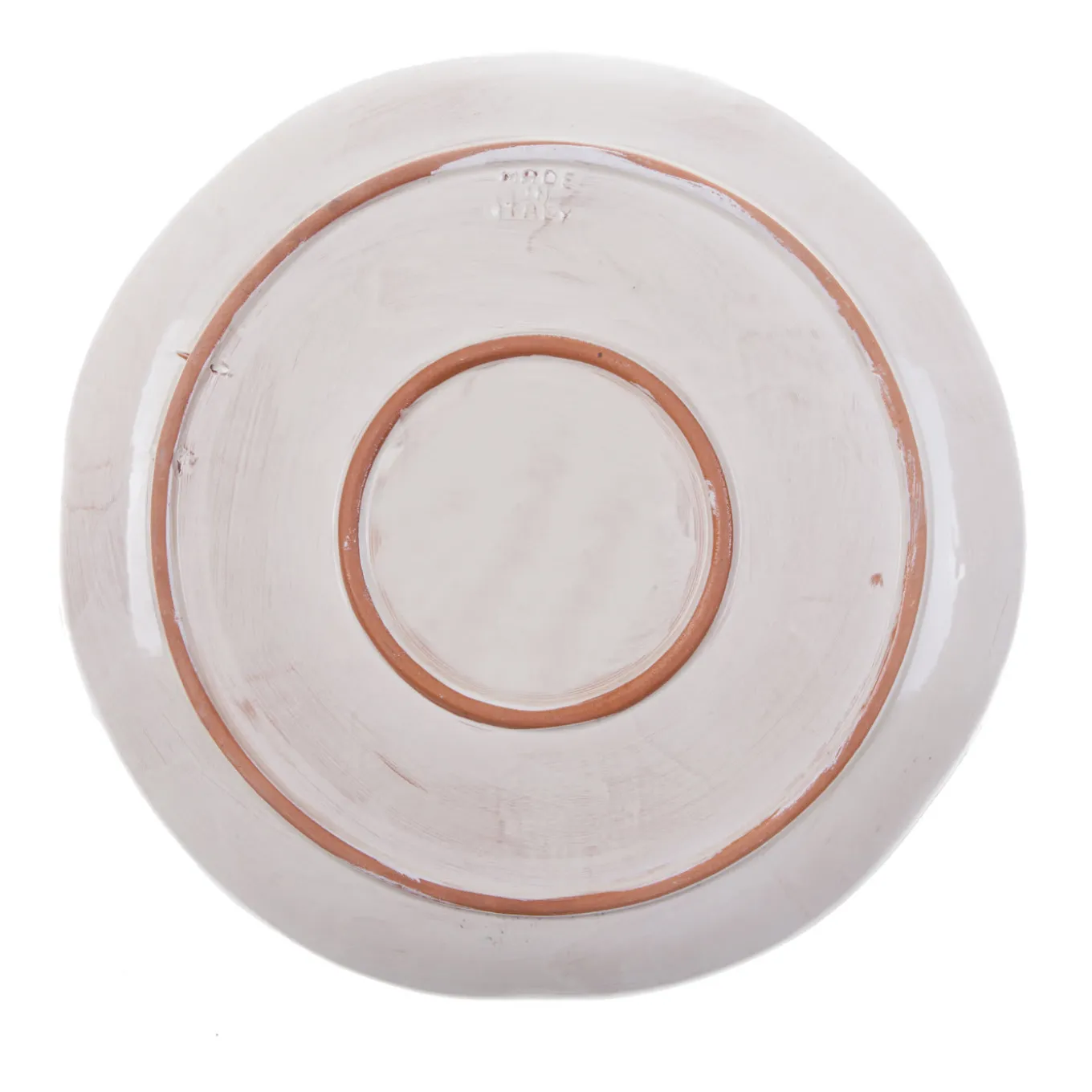 Piatto in ceramica Pavone