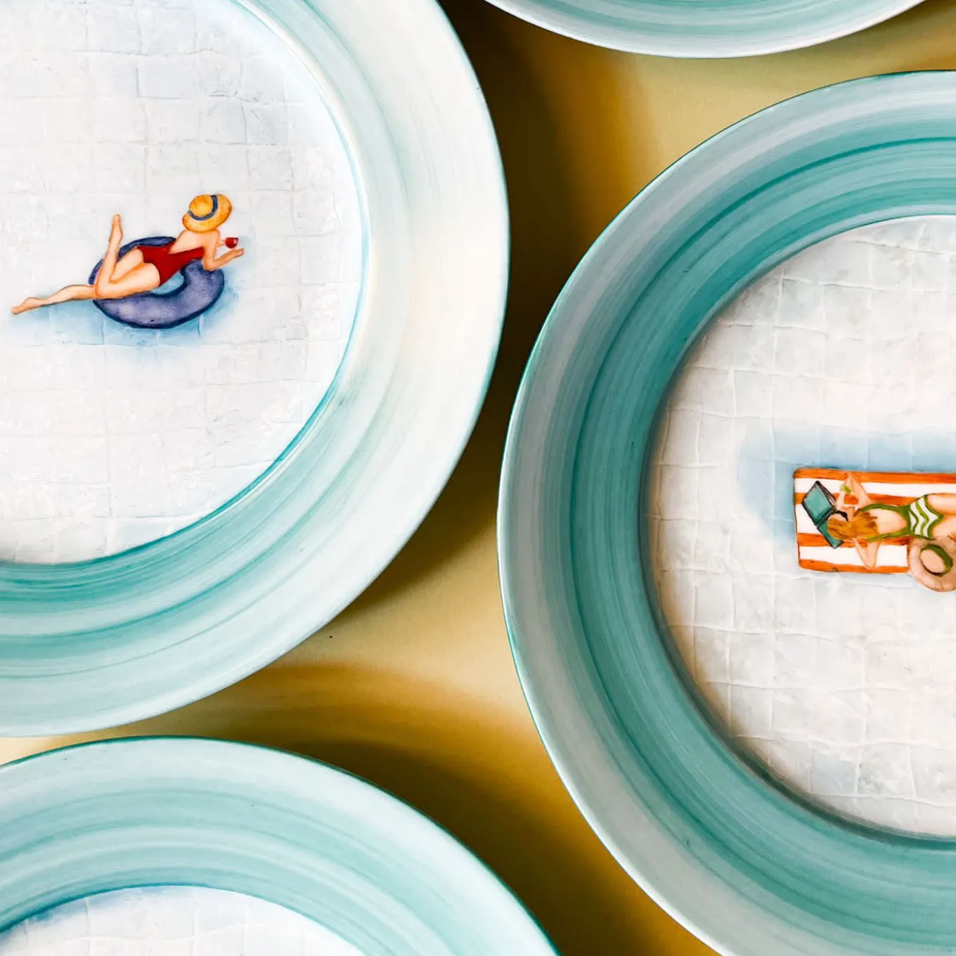 Piatto policromo Capri Lidia