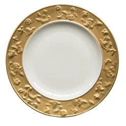 PIATTO TAORMINA PER PANE E BURRO - ORO