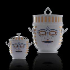 Pi-Atum, piccola borsa termica/secchiello per il ghiaccio con ciotola e coperchio