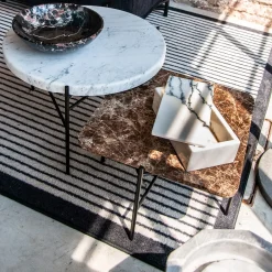 Piccola fruttiera in marmo nero