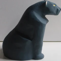 Piccola scultura di pantera