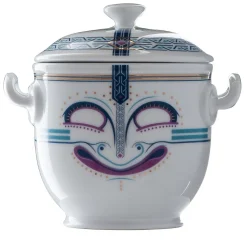 Piccolo refrigeratore/ secchiello per il ghiaccio al quarzo con ciotola e coperchio