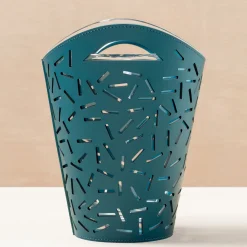 Piccolo secchiello da champagne in pelle Cortina