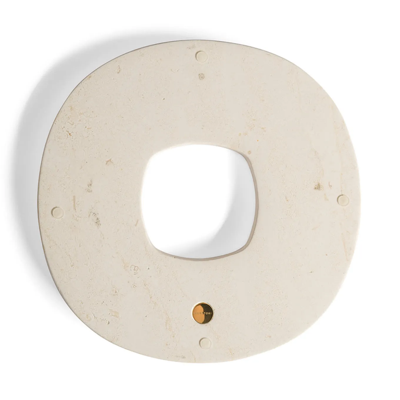 Pietra L14 Crema D'Orcia Vassoio ad anello