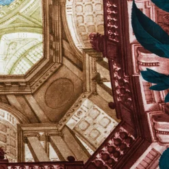 Plaid in velluto con acrobata e soffitto