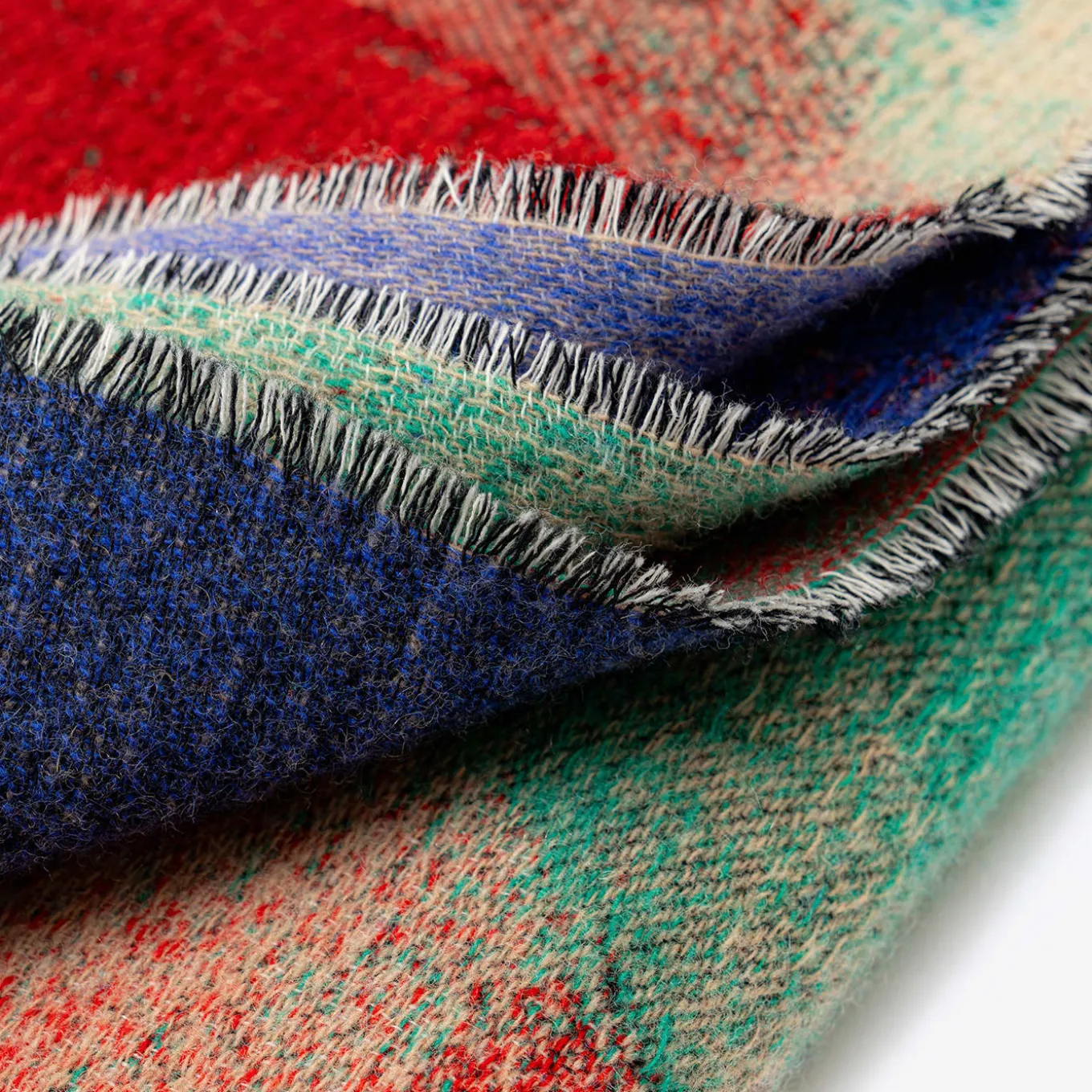 Plaid Jacquard Flux in Lana Merino e Cashmere di Draga&Aurel