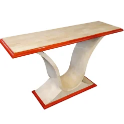 PLM-0086 Console in pergamena rosso/avorio