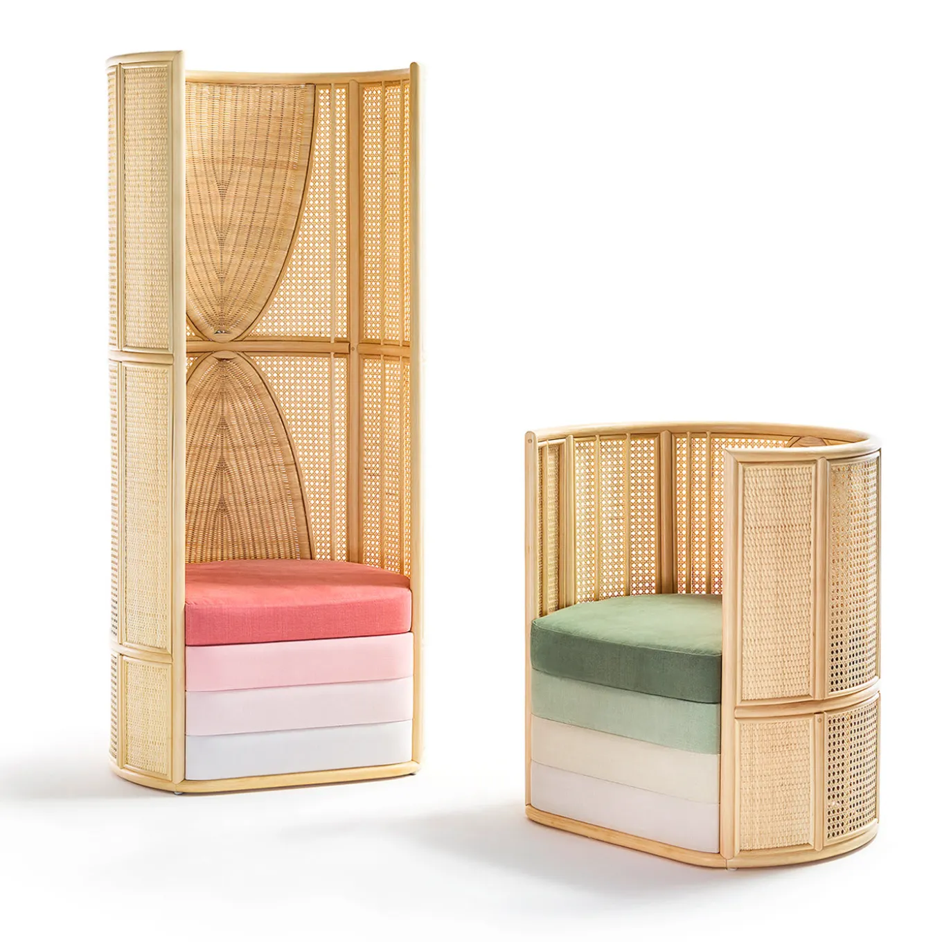 Poltrona alta Lisetta di Elena Salmistraro